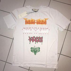 Gucci Causal T-shirt Men's Short Sleeve Cotton